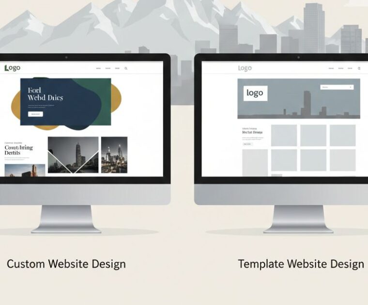 ustom vs Template Website Design