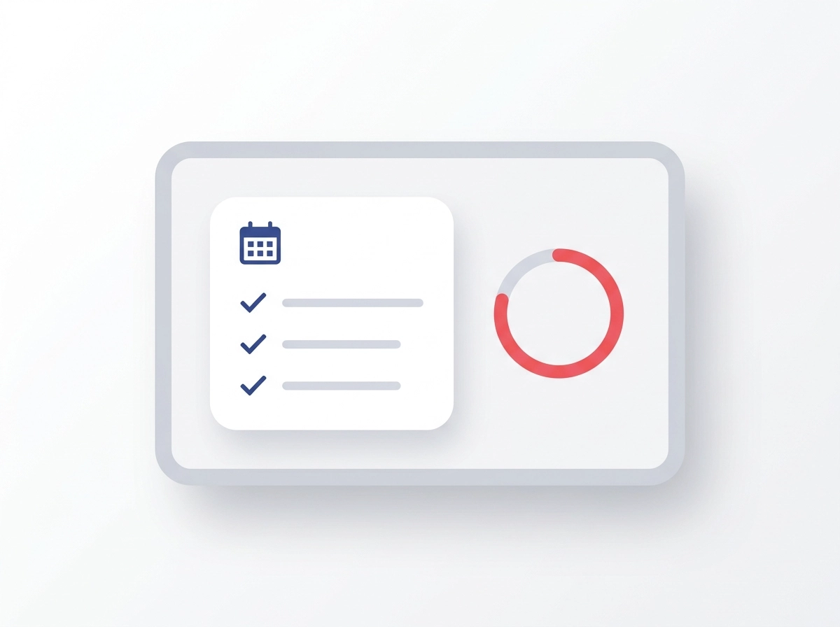 Monthly CRM review dashboard showing workflow health and data quality