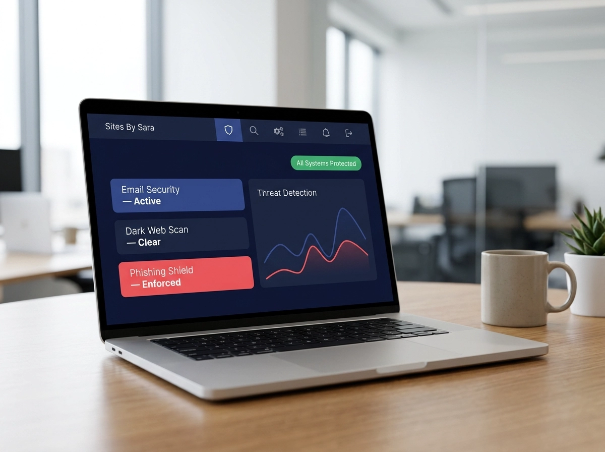 Cybersecurity Monitoring Dashboard with Email Security and Threat Detection