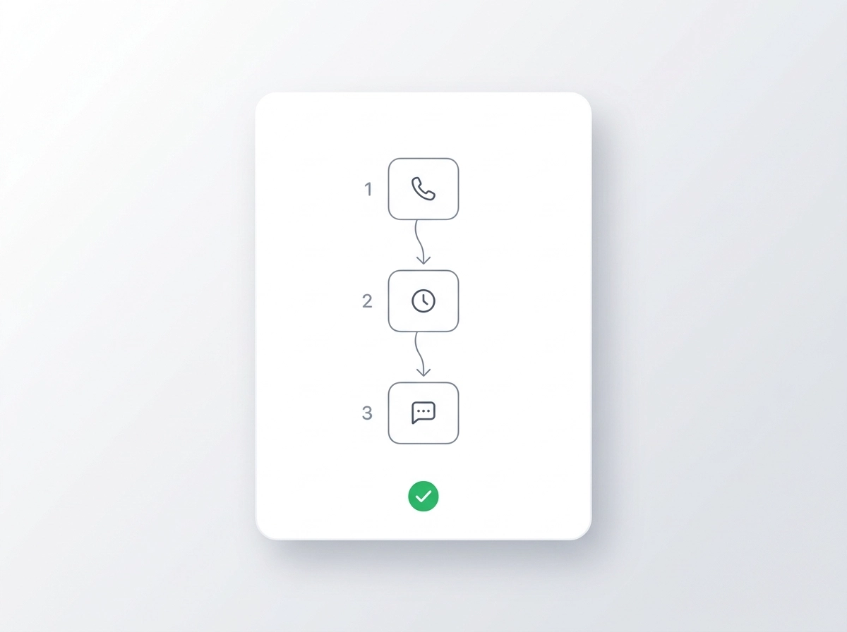 Go High Level automated workflow with follow-up messages