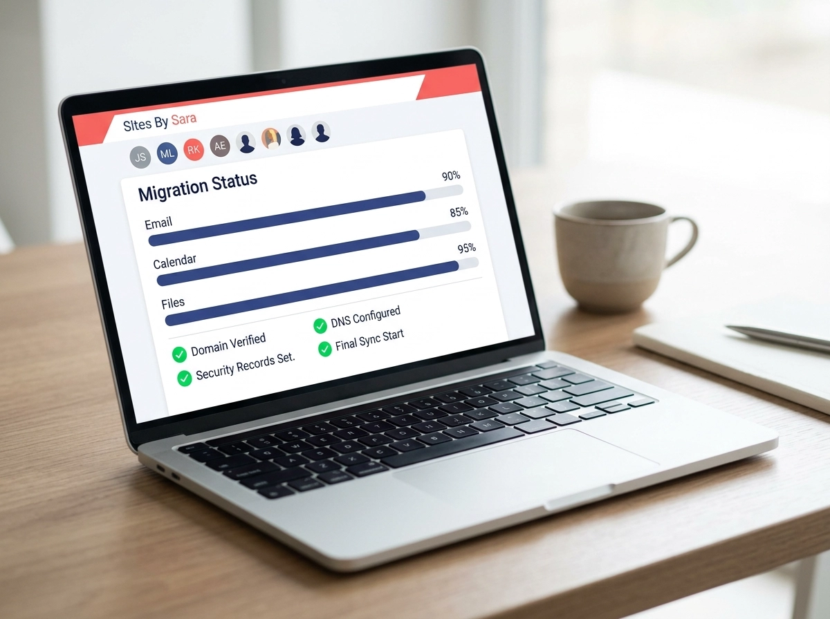 Google Workspace and Microsoft 365 Cloud Migration Status Dashboard