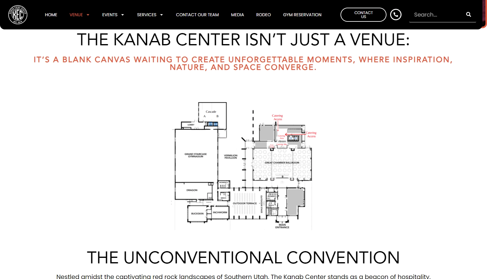 Kanab Center venue page